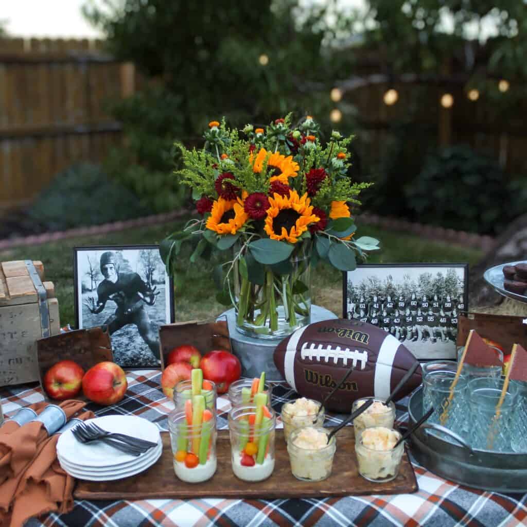 5 Simple Ideas For The Best Football Tailgate Party Tablescape