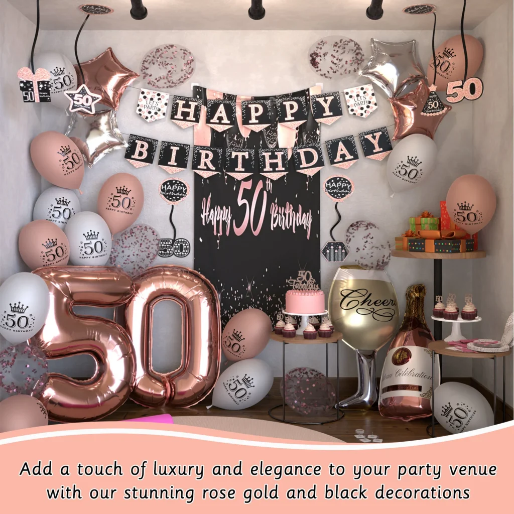 50th Birthday Decoration For Woman Chic 50th Birthday Decoration For Woman Chic
