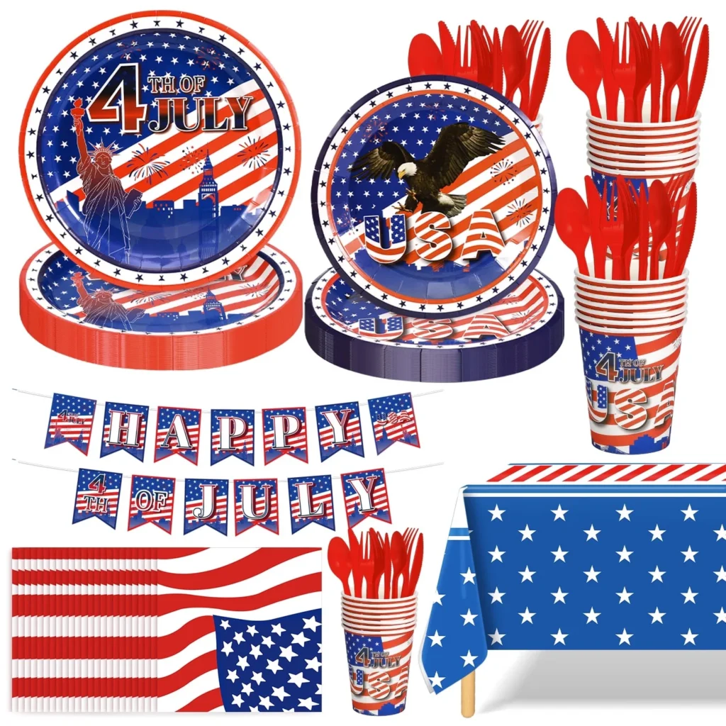 Ayieyill 4th Of July Decorations 170Pcs 4th Of July Party Supplies Fourth Of July Party Decorations Serves 24 Ayieyill 4th Of July Decorations 170Pcs 4th Of July Party Supplies Fourth Of July Party Decorations Serves 24
