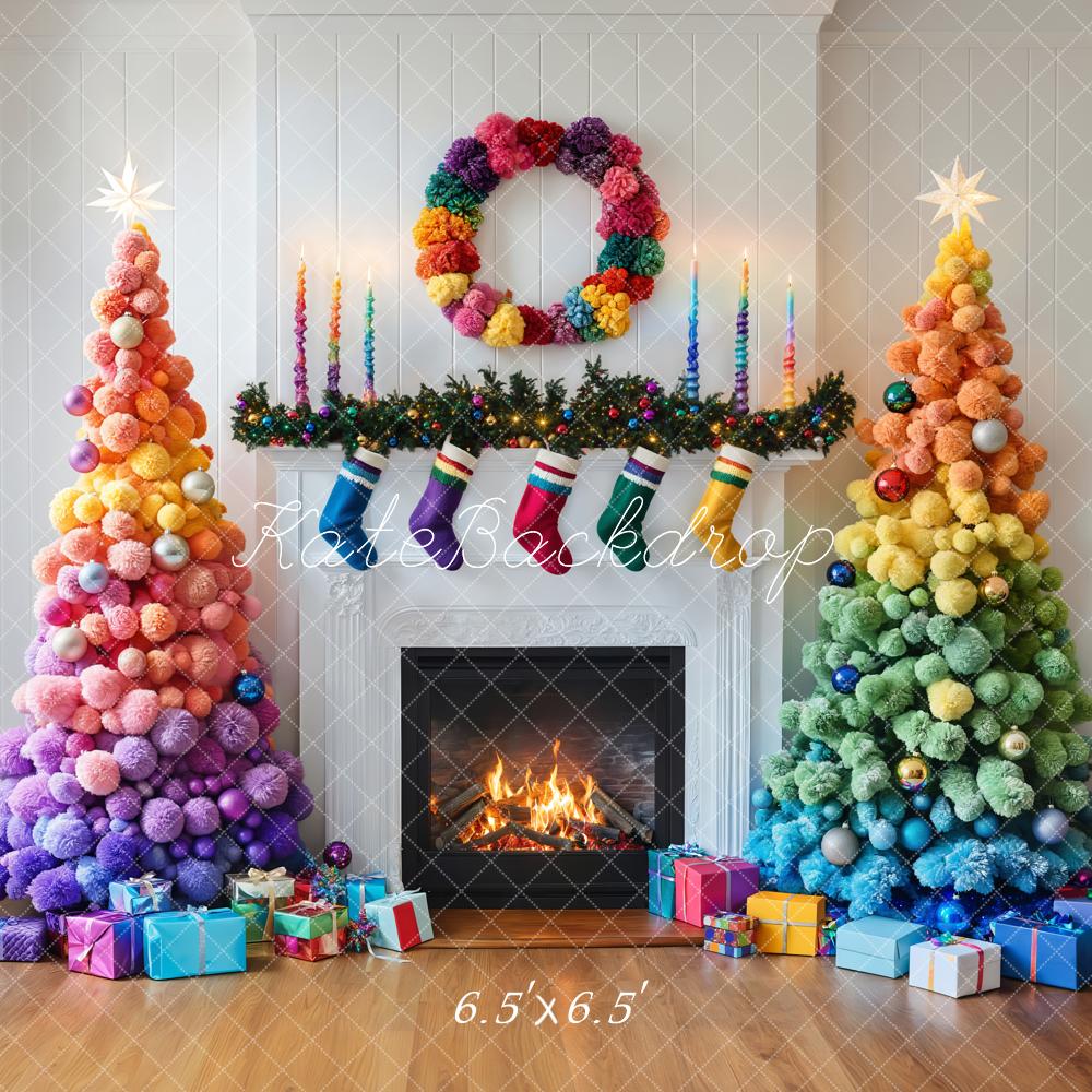 Bh1051879d Colorful Christmas Trees Bh1051879d Colorful Christmas Trees