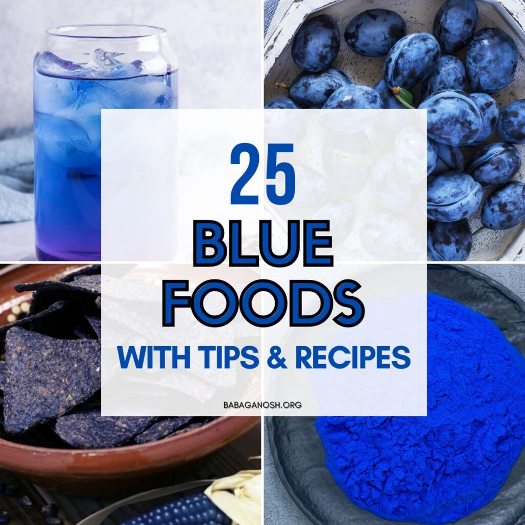 Blue Foods And Drinks Blue Foods And Drinks