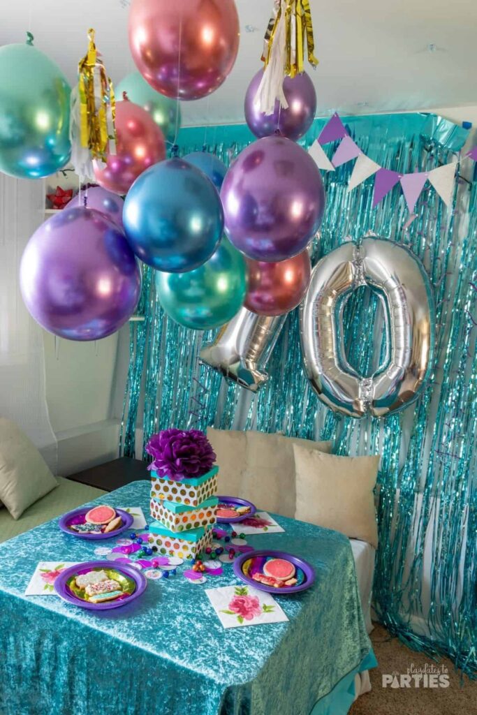 Blue Purple Birthday Party Blue Purple Birthday Party