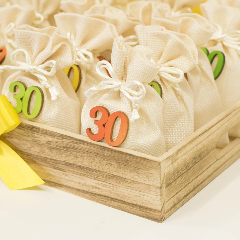 Bomboniere 30 Anni Compleanno Sacchetti Portaconfetti