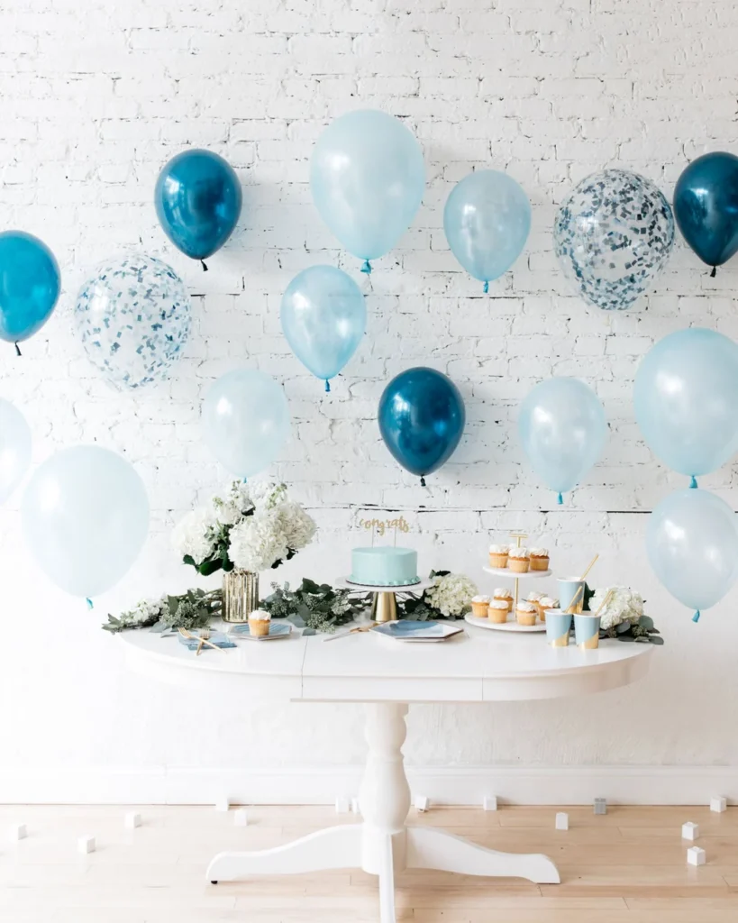 Boy Baby Shower Balloon Backdrop Local Boy Baby Shower Balloon Backdrop Local