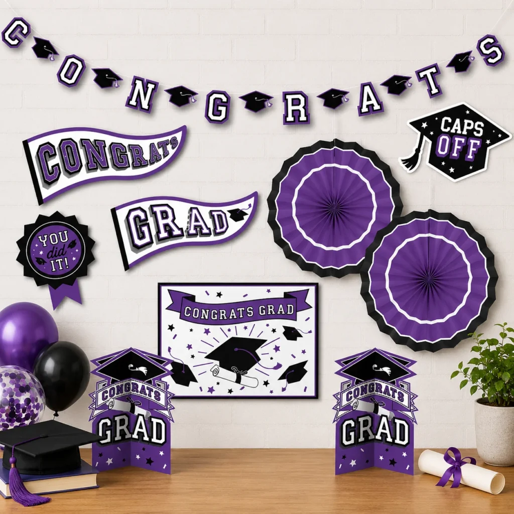 Congrats Grad Room Decorating Kit 10pc Congrats Grad Room Decorating Kit 10pc