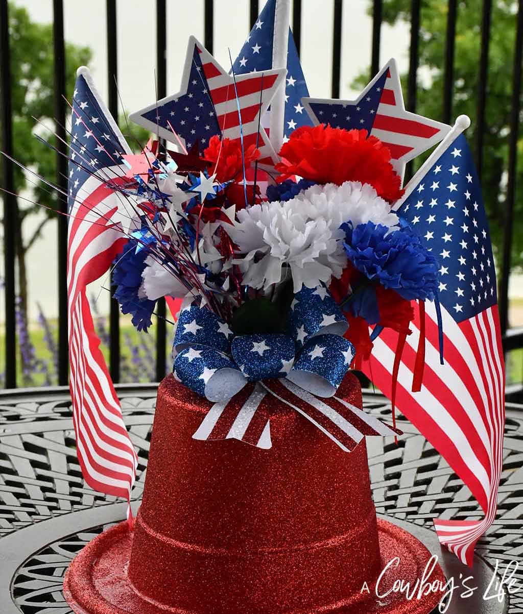 Dollar Tree Patriotic Centerpiece