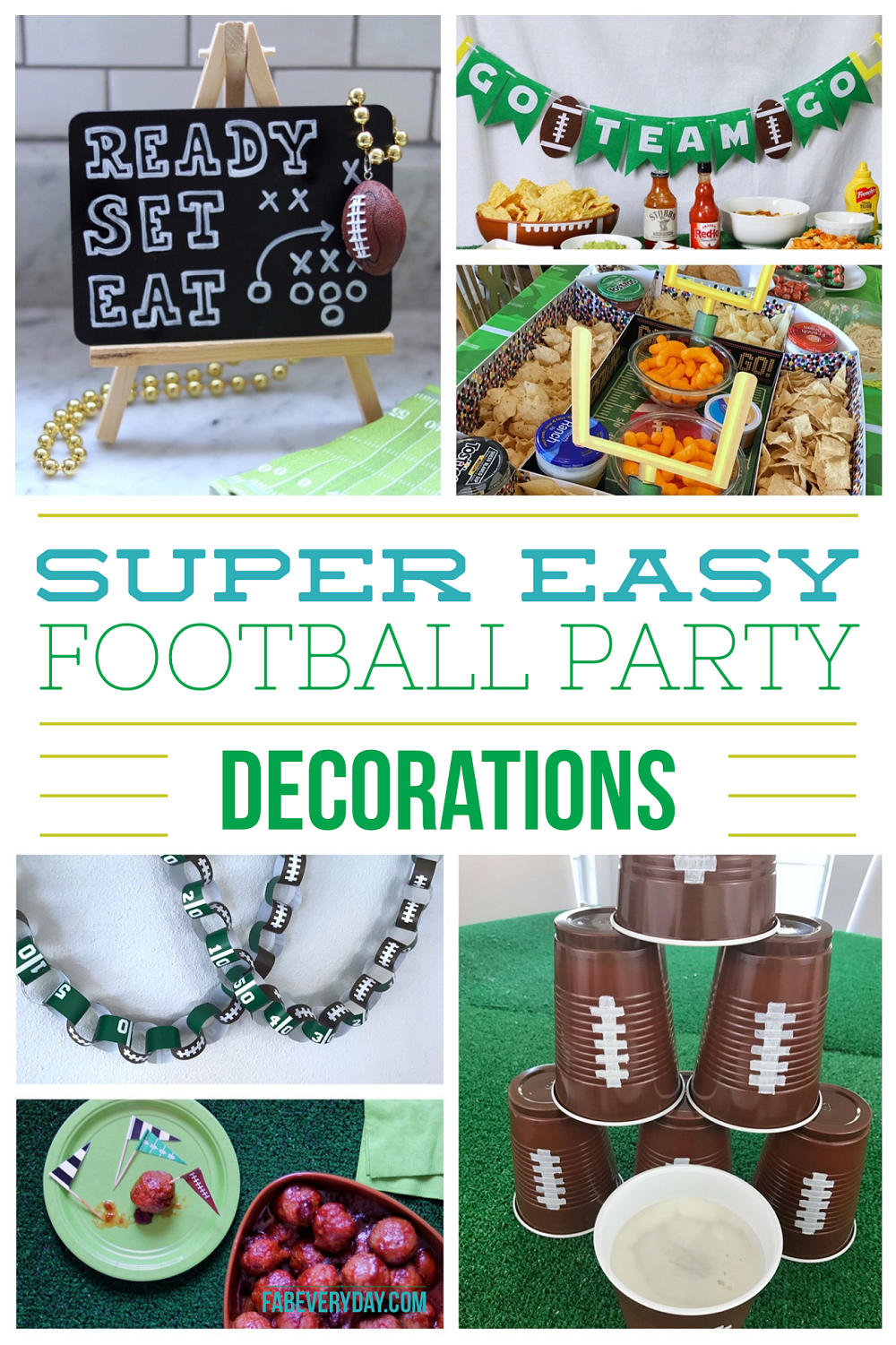 Football Party Decor Ideas Just In Time