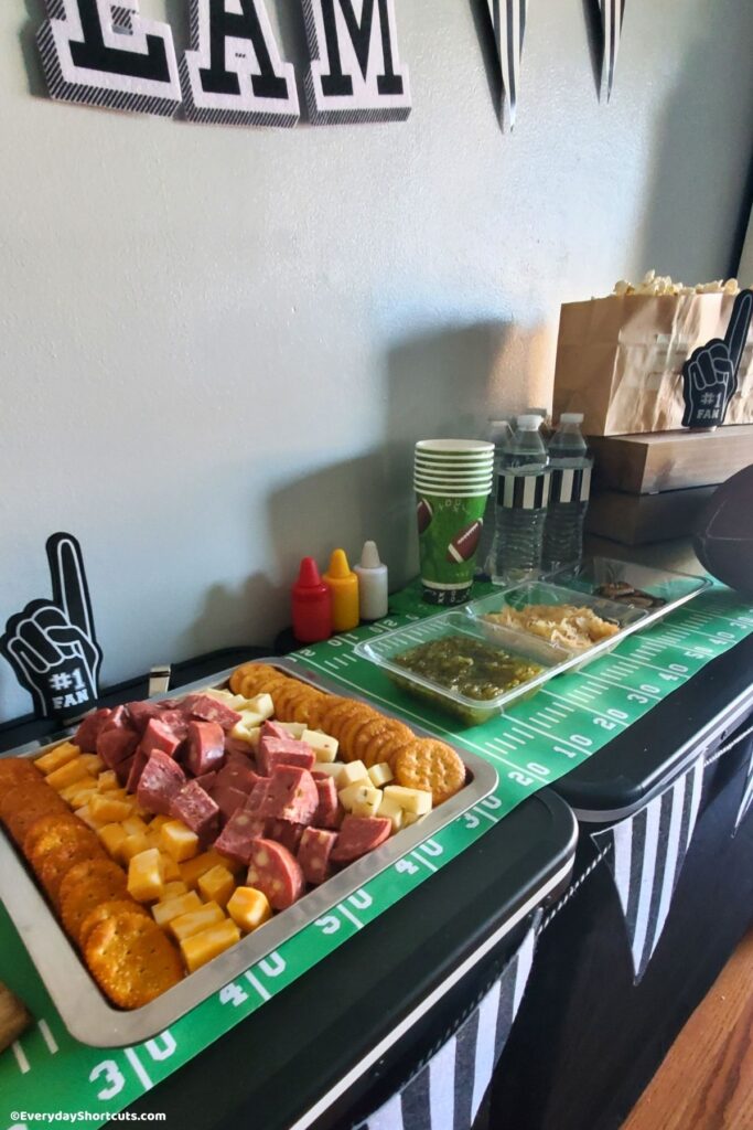 Football Party Food Bar