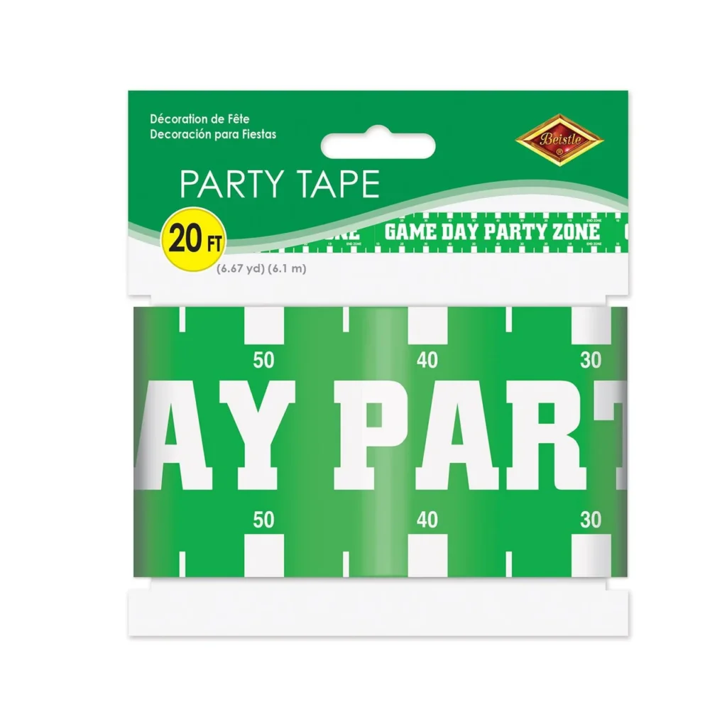 Football Party Game Day Party Tape