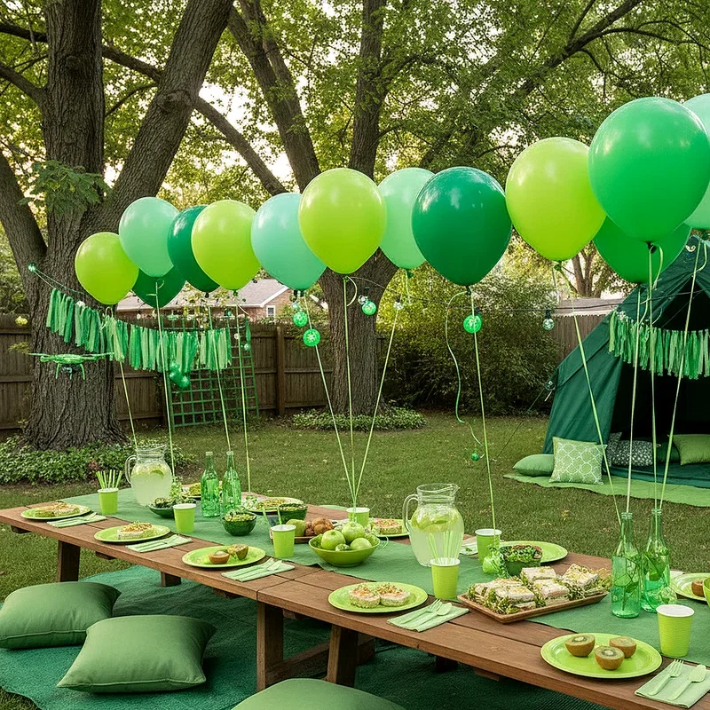 Green Color Party Ideas