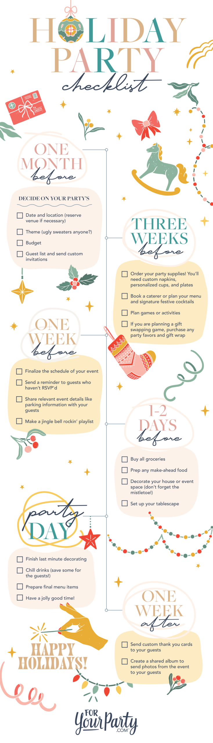 Holiday Party Planning Checklist