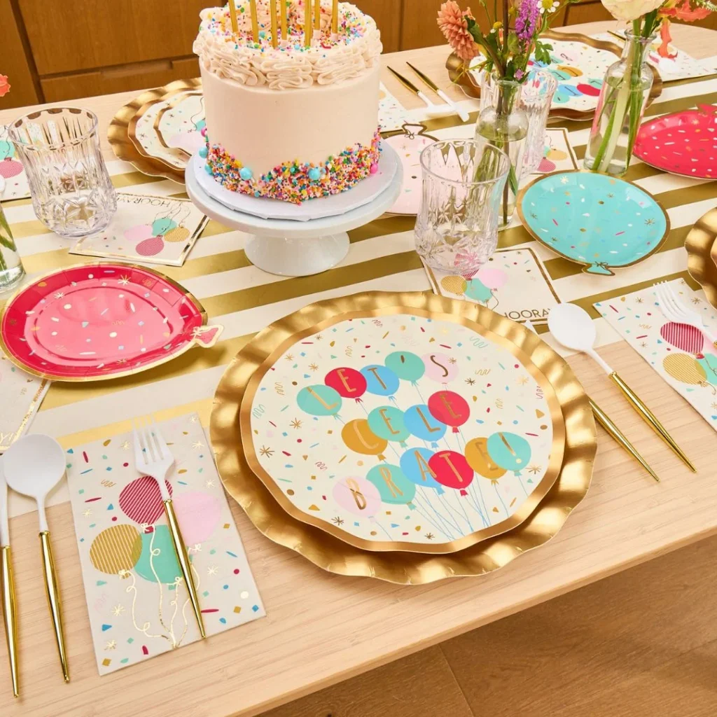 Lets Celebrate Table Setting Lets Celebrate Table Setting
