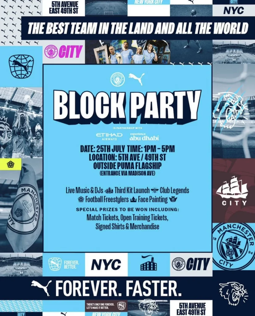 Manchester City X Puma Block Party
