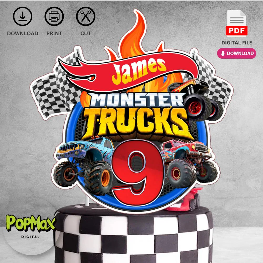 Monster Jam Birthday Decorations