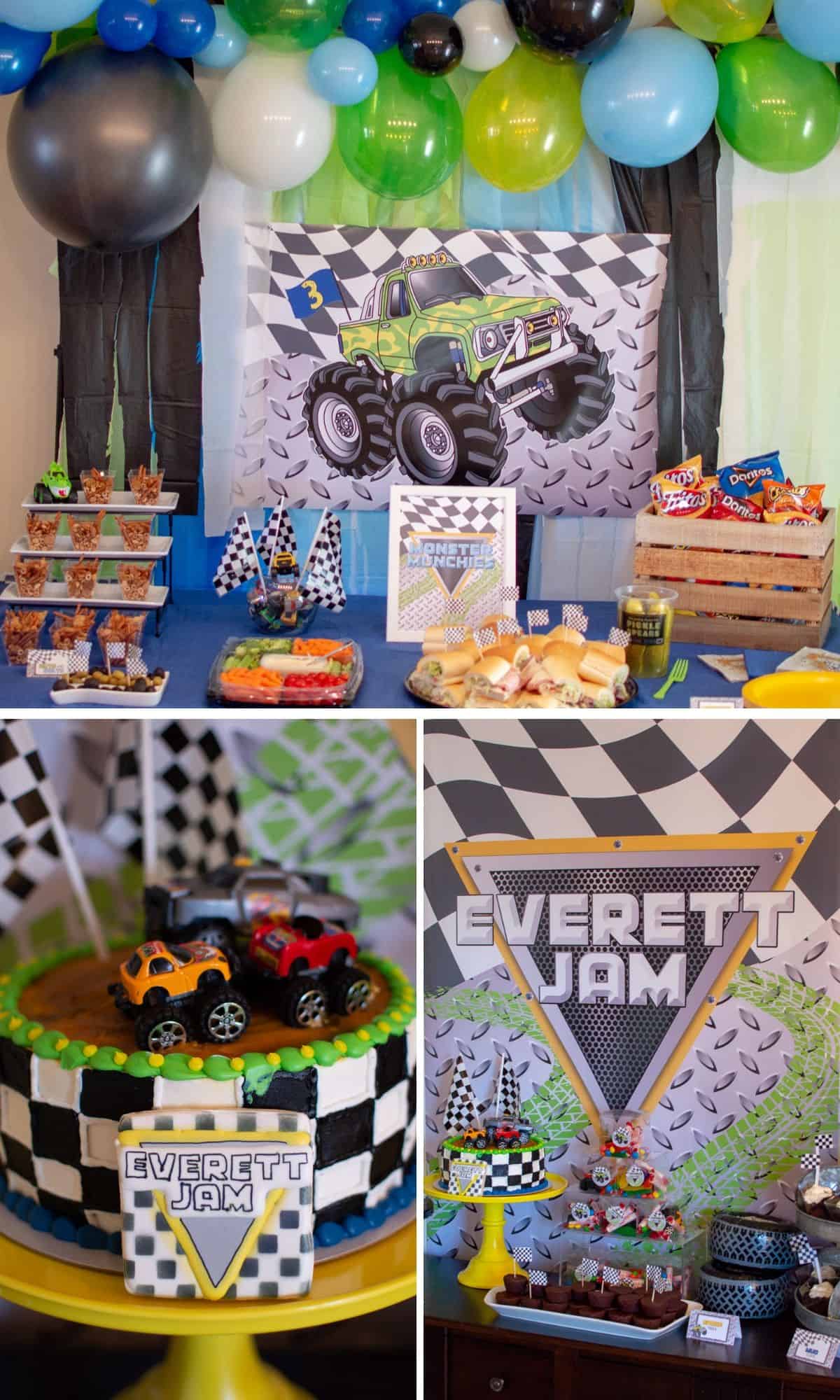 Monster Truck Birthday Party