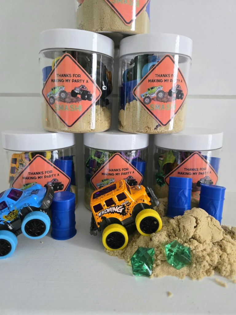 Monster Truck Party Favor Kit Sensory