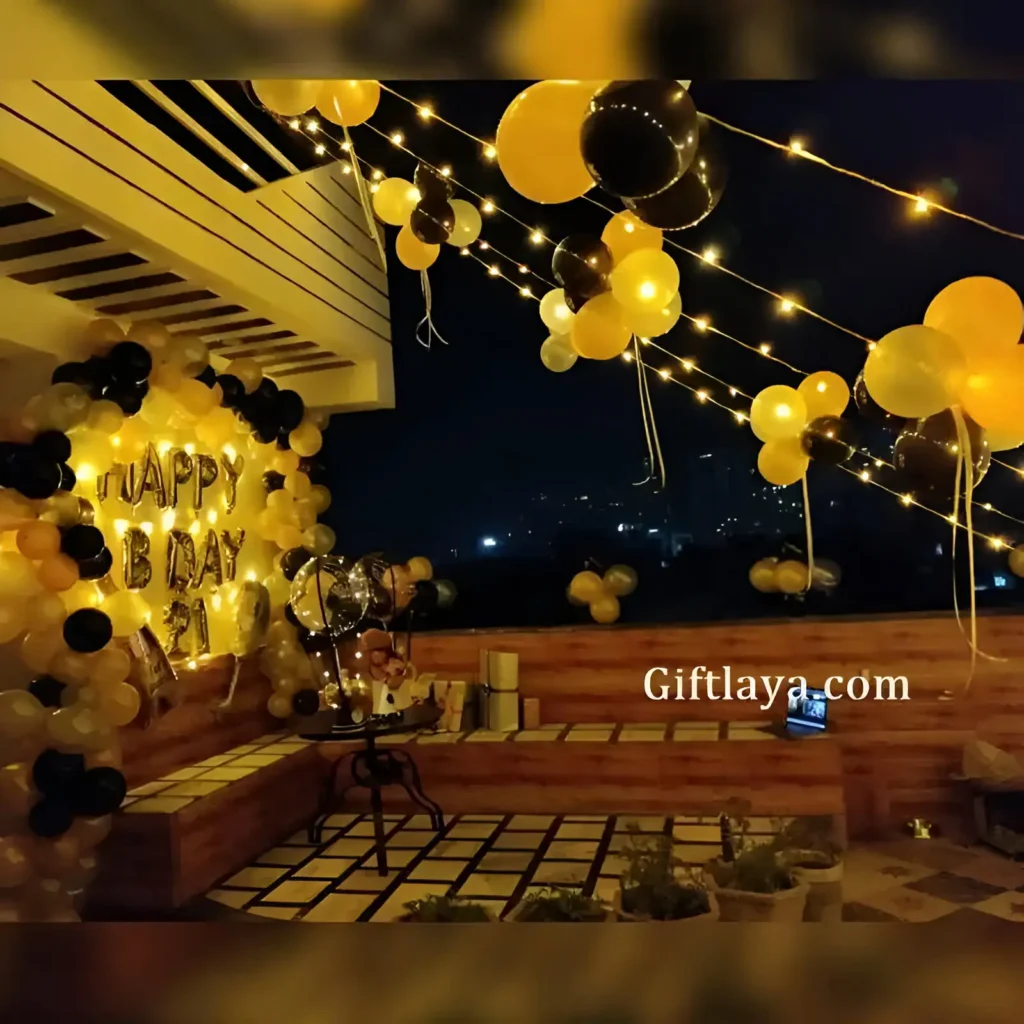 Night Birthday Decoration Night Birthday Decoration