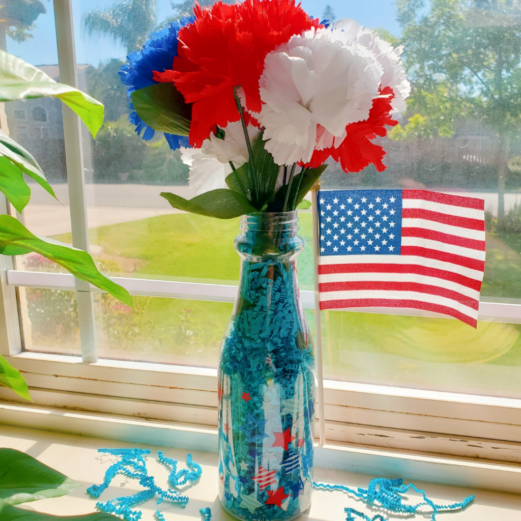 Patriotic Flower Arrangement