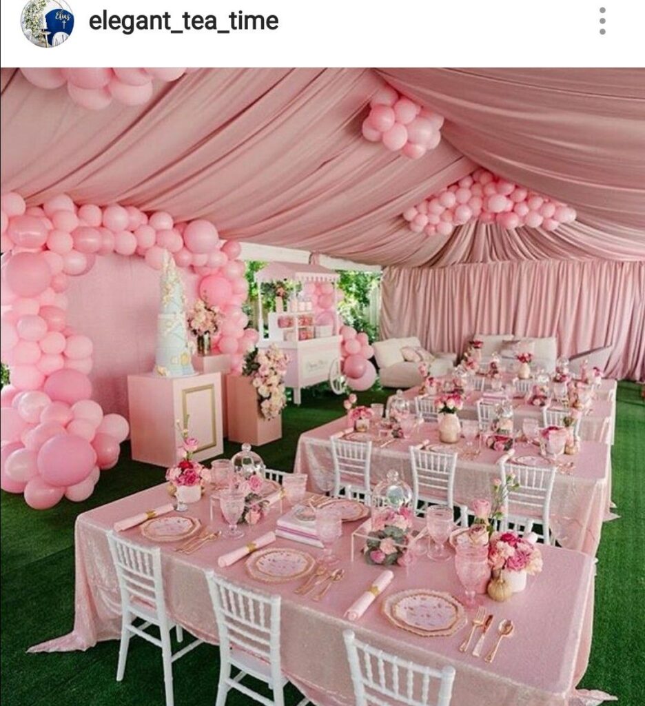 Pink Party Decor