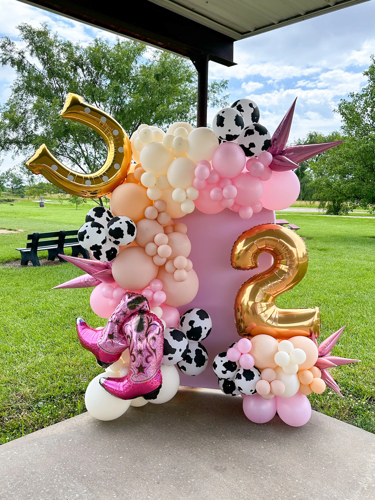 Pink Rodeo Balloon Garland Kit 2nd