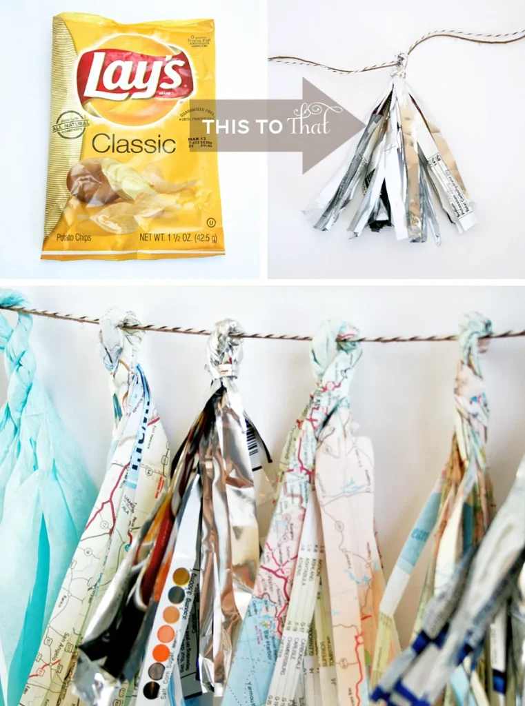 Recycled Party Tassels