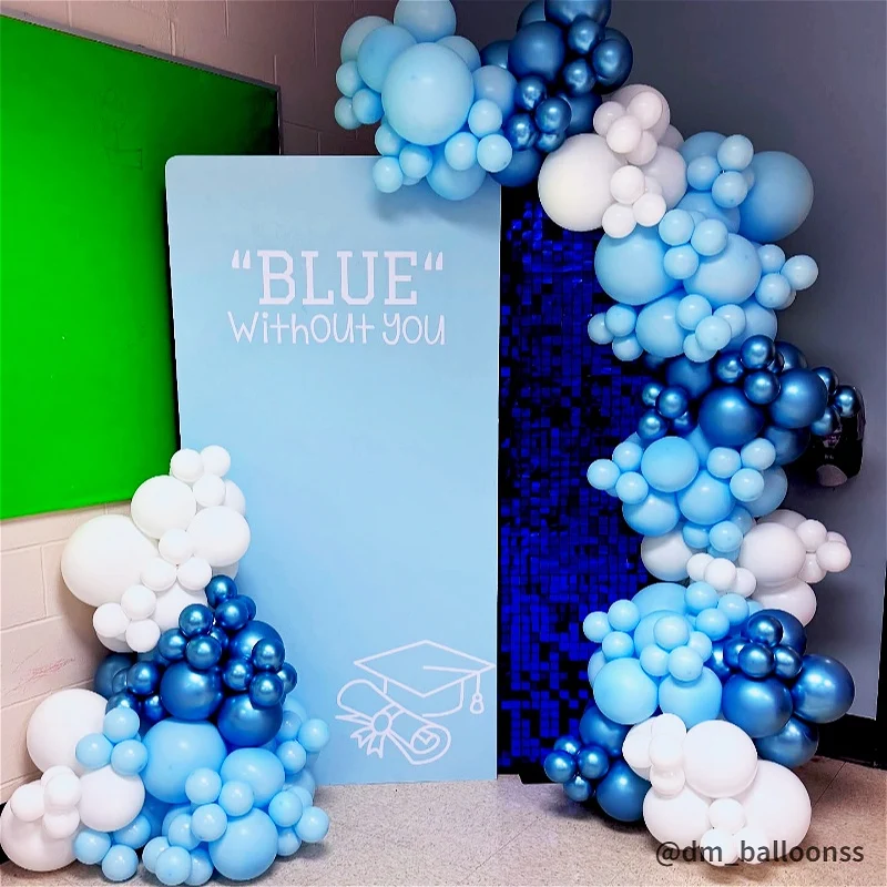 Royal Blue Shimmer Wall Panels