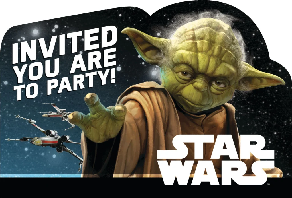 Star Wars Birthday Party Invitations 8 Pk 8438564p Star Wars Birthday Party Invitations 8 Pk 8438564p