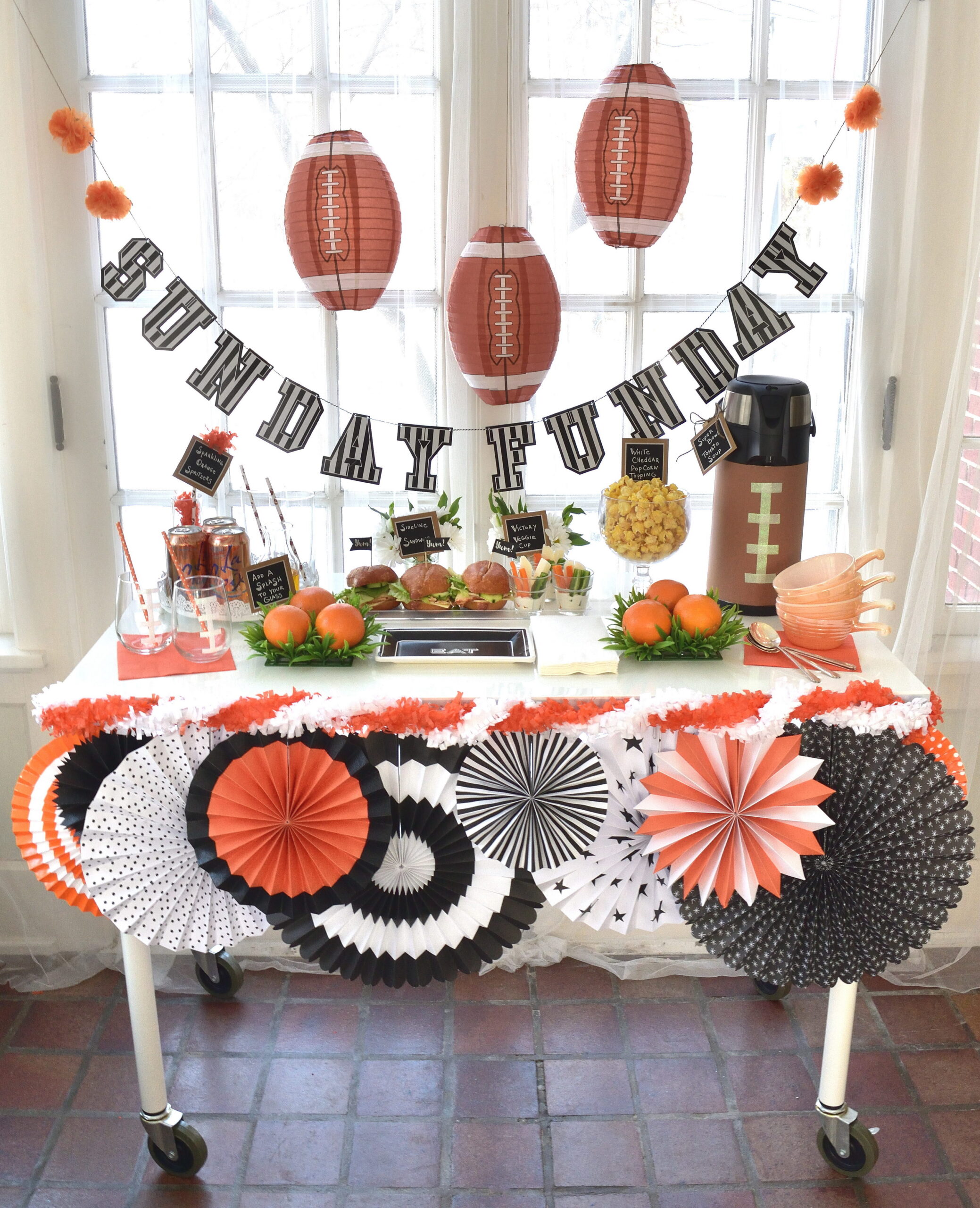 Super Bowl Party Decorations