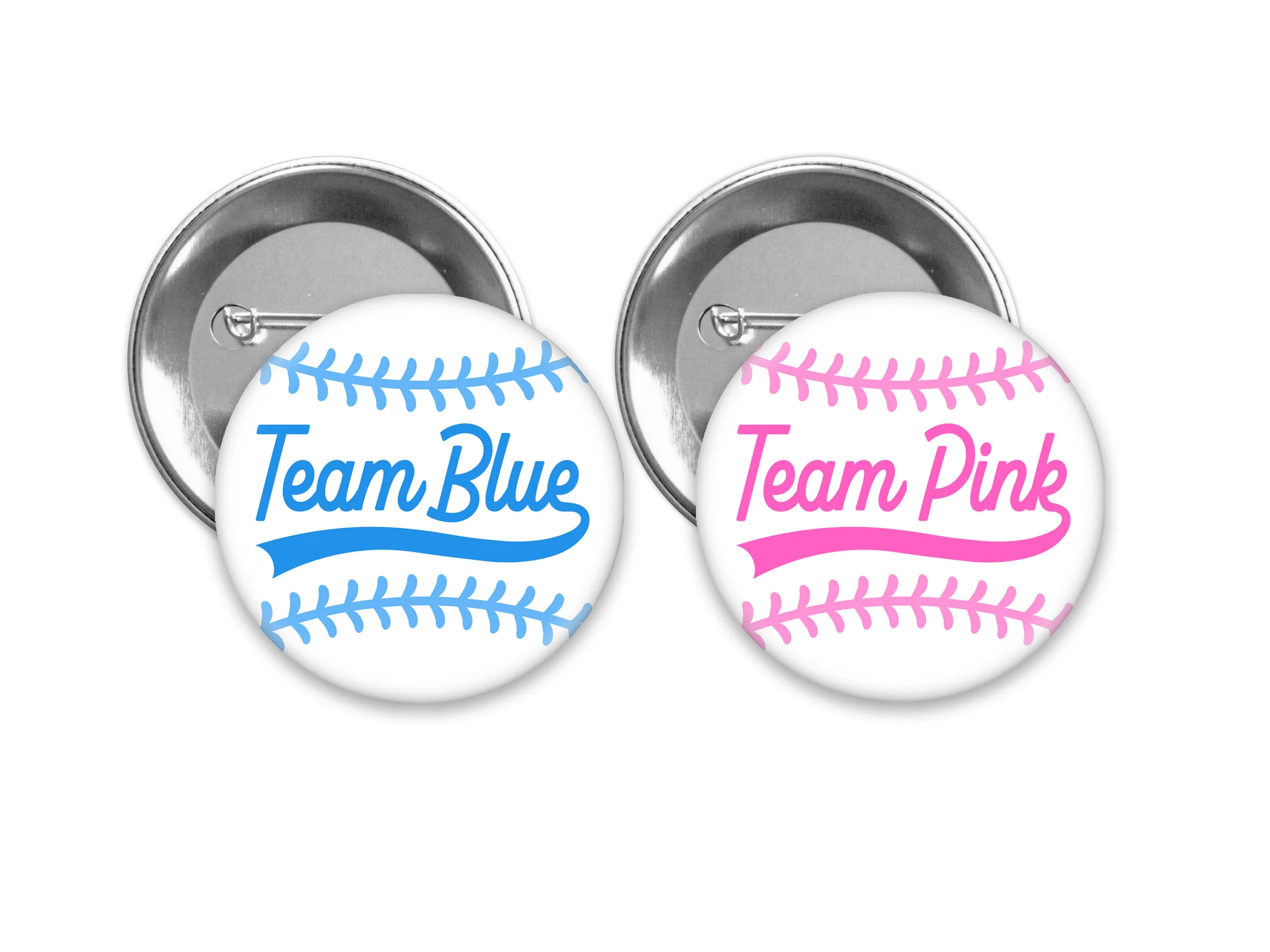 Team Pink And Team Blue Baseball Gender