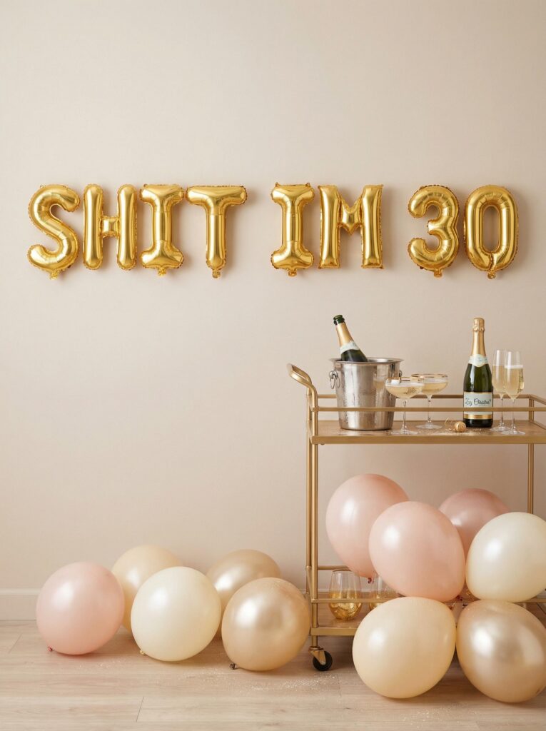 Thirty Balloon Banner 30th Birthday Thirty Balloon Banner 30th Birthday